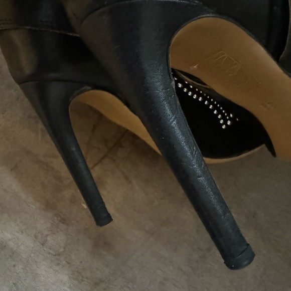 Isabel Marant Milwaukee Western Black Ankle Embellished Bootie Size 38 US 7 - Picture 12 of 14